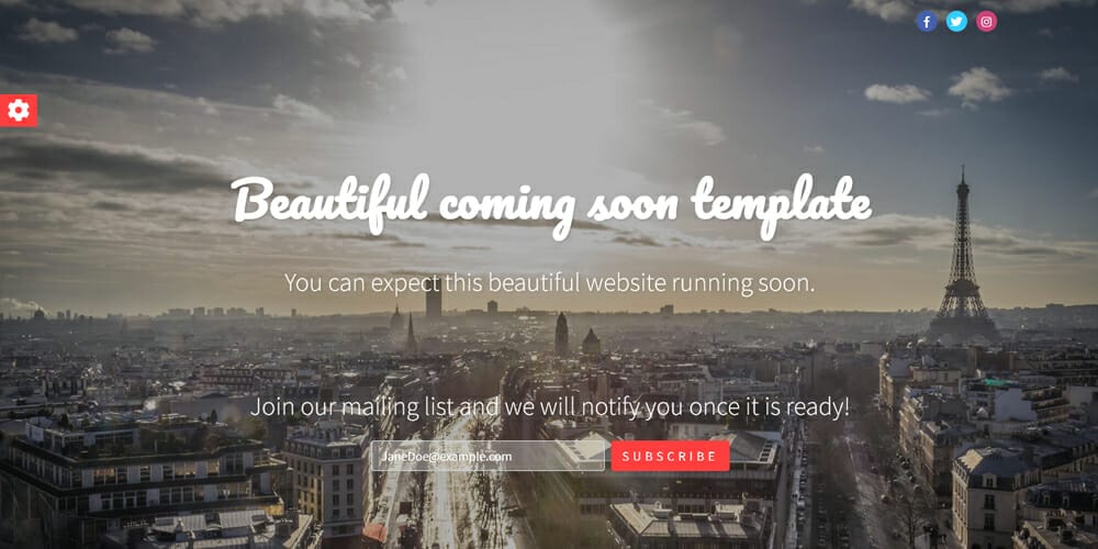 Free Under Construction Html Templates 7 Bootstrap 4 Coming Soon Template