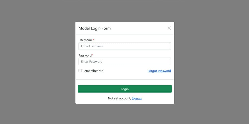 Best Free Bootstrap Login Forms » CSS Author