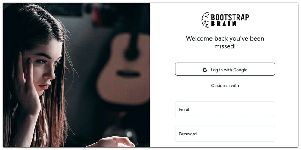 Bootstrap 5 Responsive Login Page Template