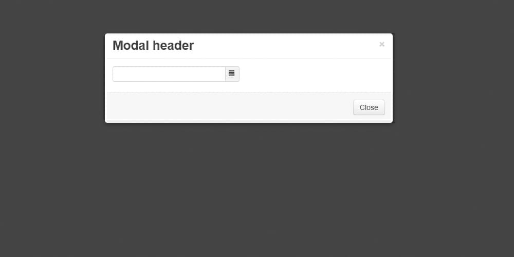 Top Bootstrap Datepickers and Timepickers for Websites 17 Bootstrap Datepicker in Modal