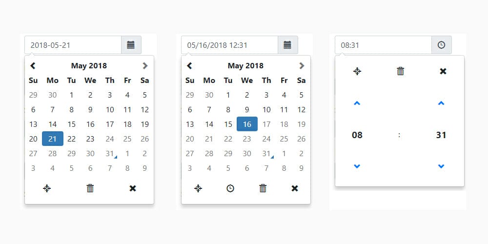 Top Bootstrap Datepickers And Timepickers For Websites