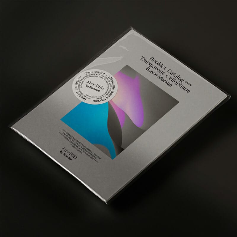 Catalog Booklet PSD Mockup Scene