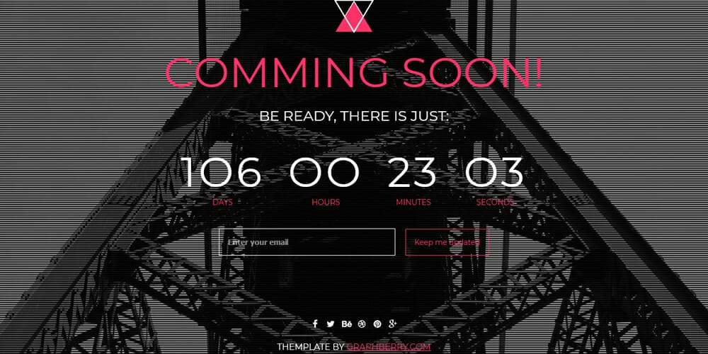 Free Under Construction Html Templates 48 Coming Soon HTML Template