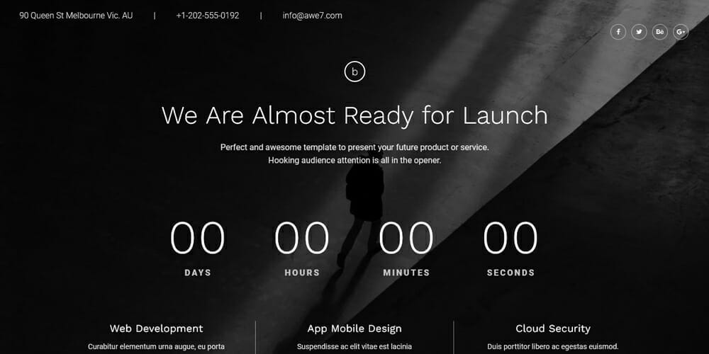 Free Under Construction Html Templates 19 Coming2Live One HTML5 Web Template