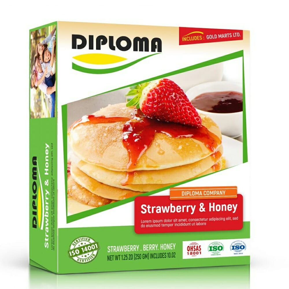 Food Packaging Rectangular Box Mockup PSD