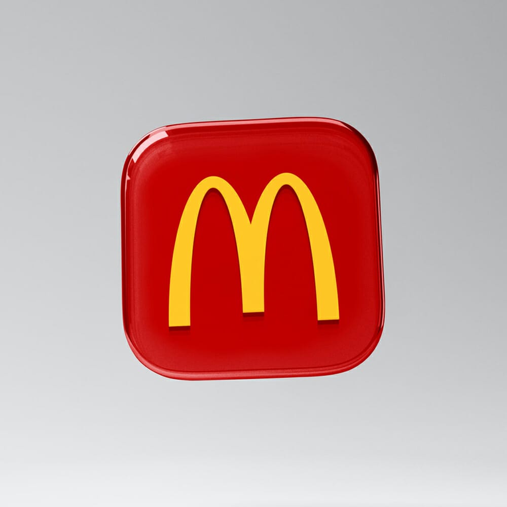 Free 3D App Logo Mockup PSD