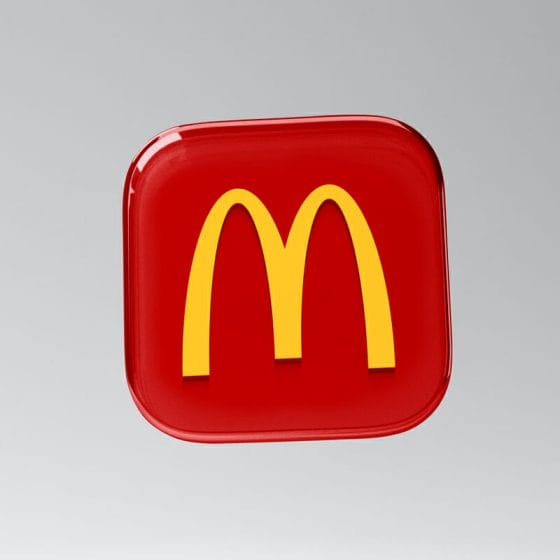 Free 3D App Logo Mockup PSD