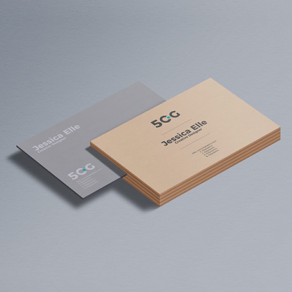 Free Business Card Branding Mockup