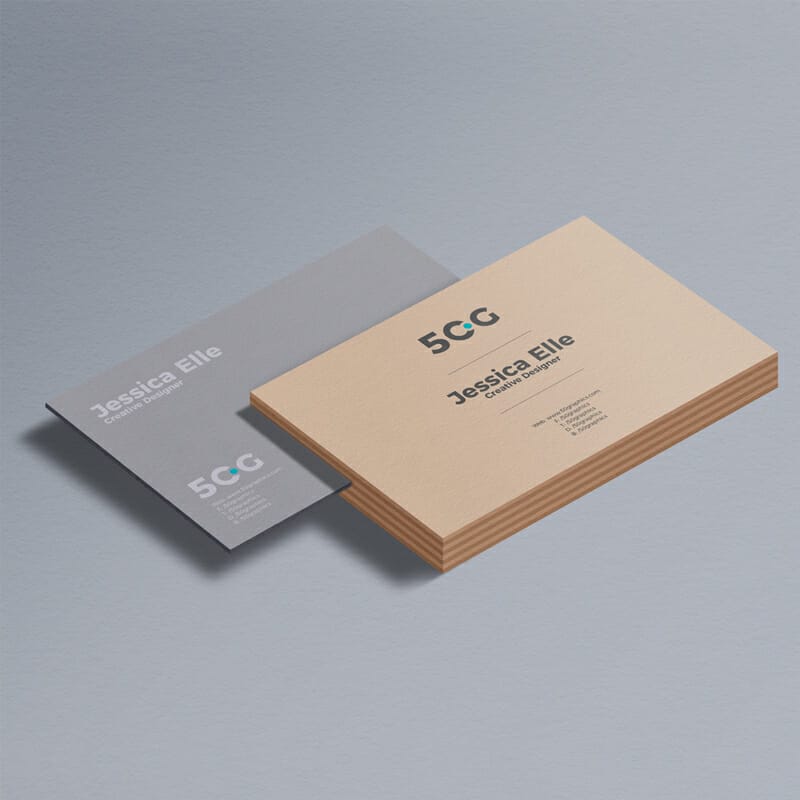 Free Business Card Branding Mockup