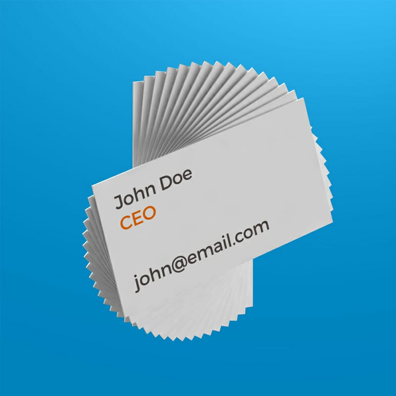 Free Business Card Mockup PSD