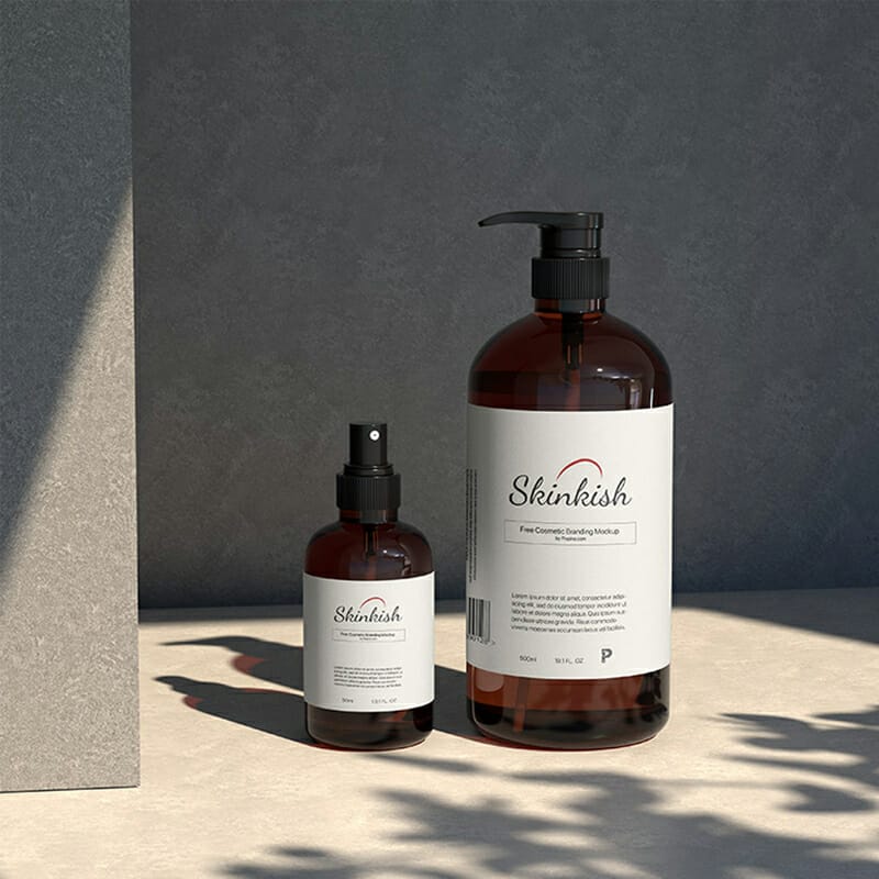 Free Cosmetic Branding Mockup