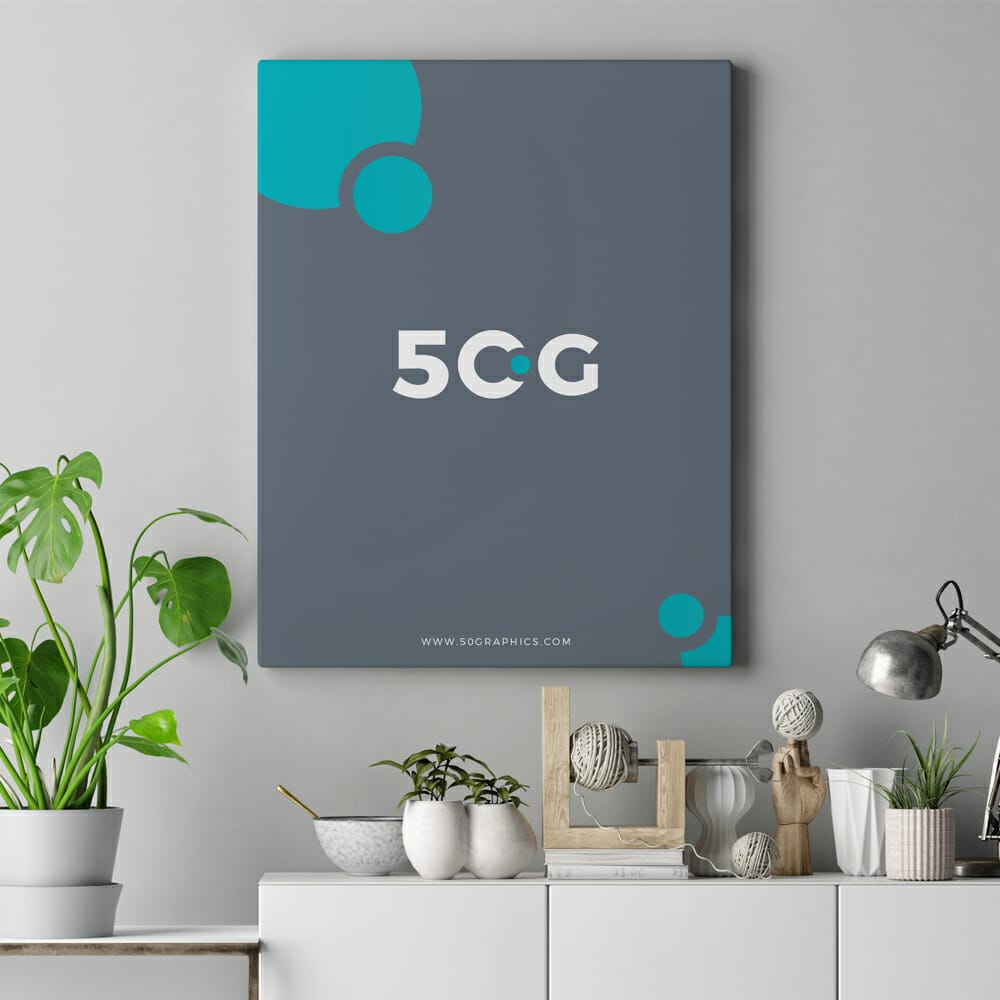 Free Creative Elegant Interior Poster Frame Mockup