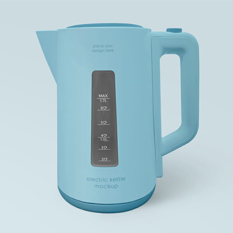 Free Electric Kettle Mockup