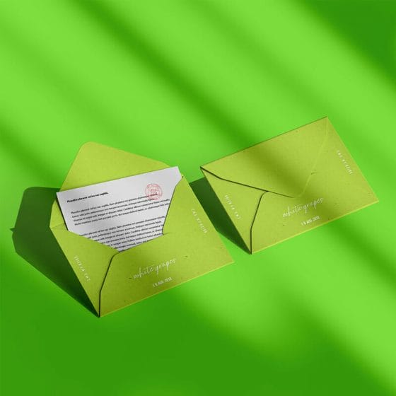 Free Envelope Mockup PSD