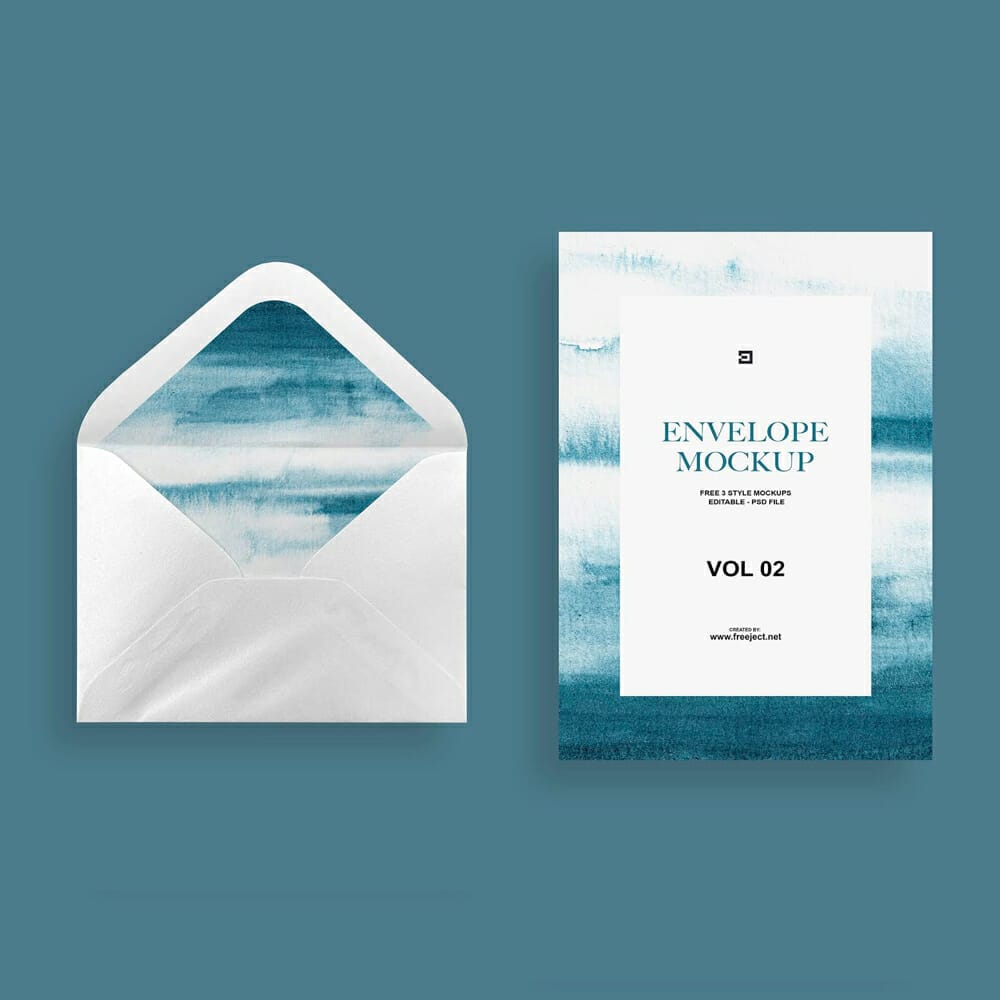 Free Envelope Mockups PSD