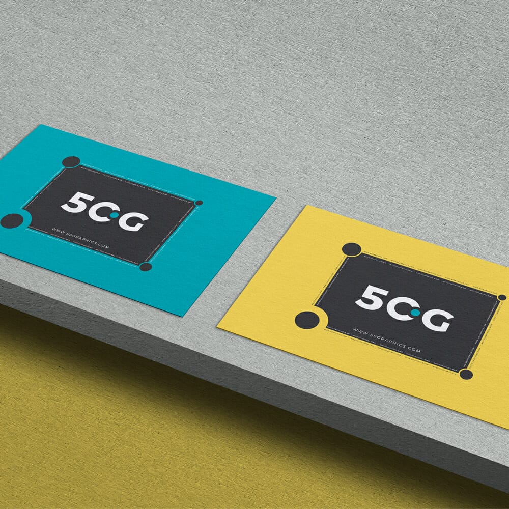 Free Executive Business Card On Wood Mockup