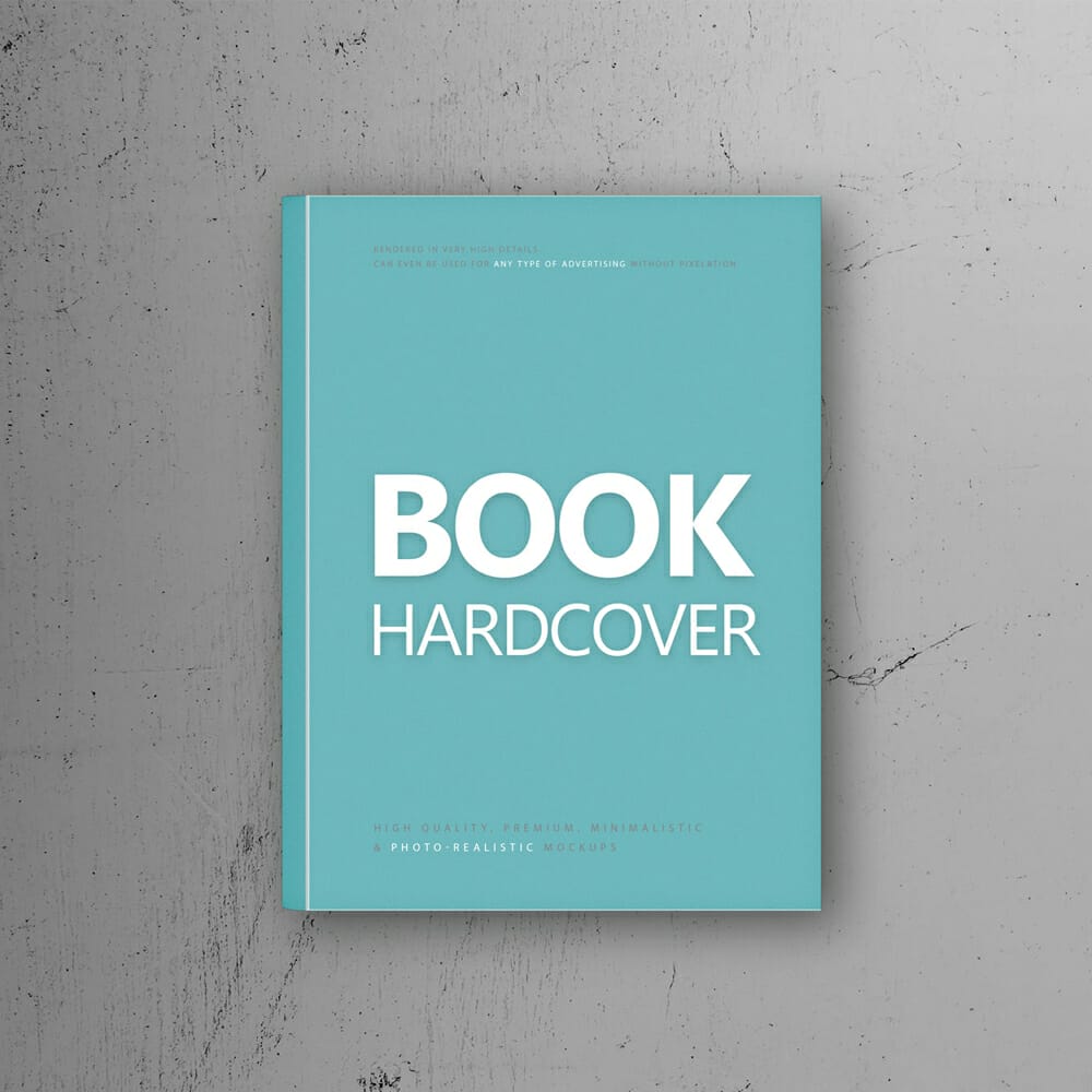Free Hardcover Book Mockup