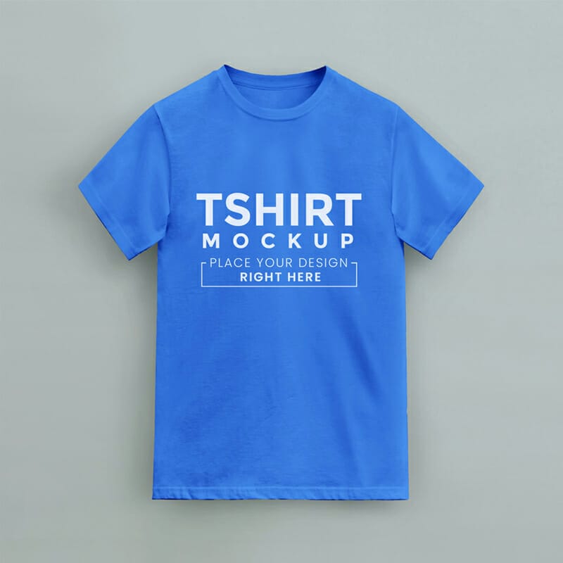 Free Man T-Shirt Mockup