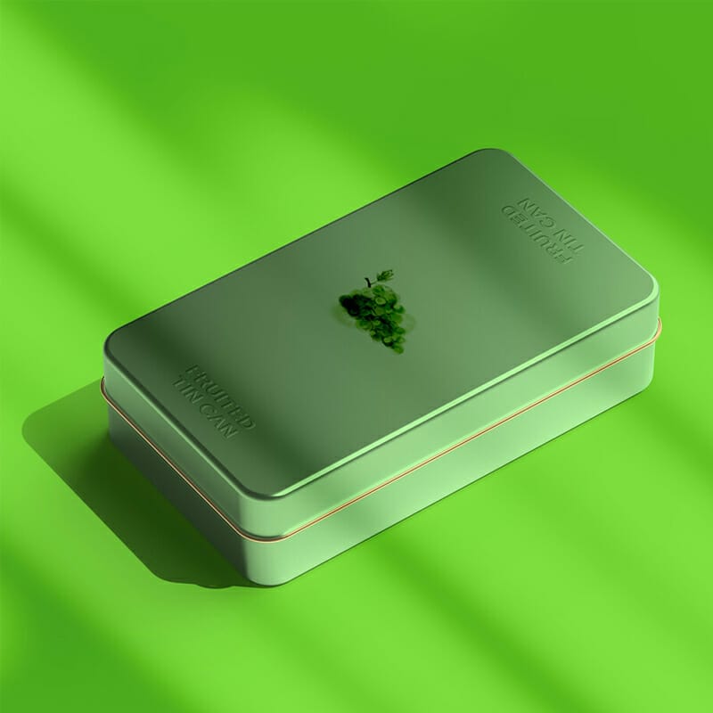 Free Packaging Tin Can Mockup