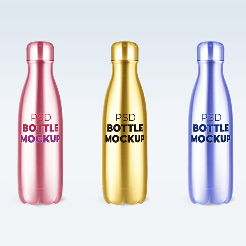 Free Reusable Bottle Mockup