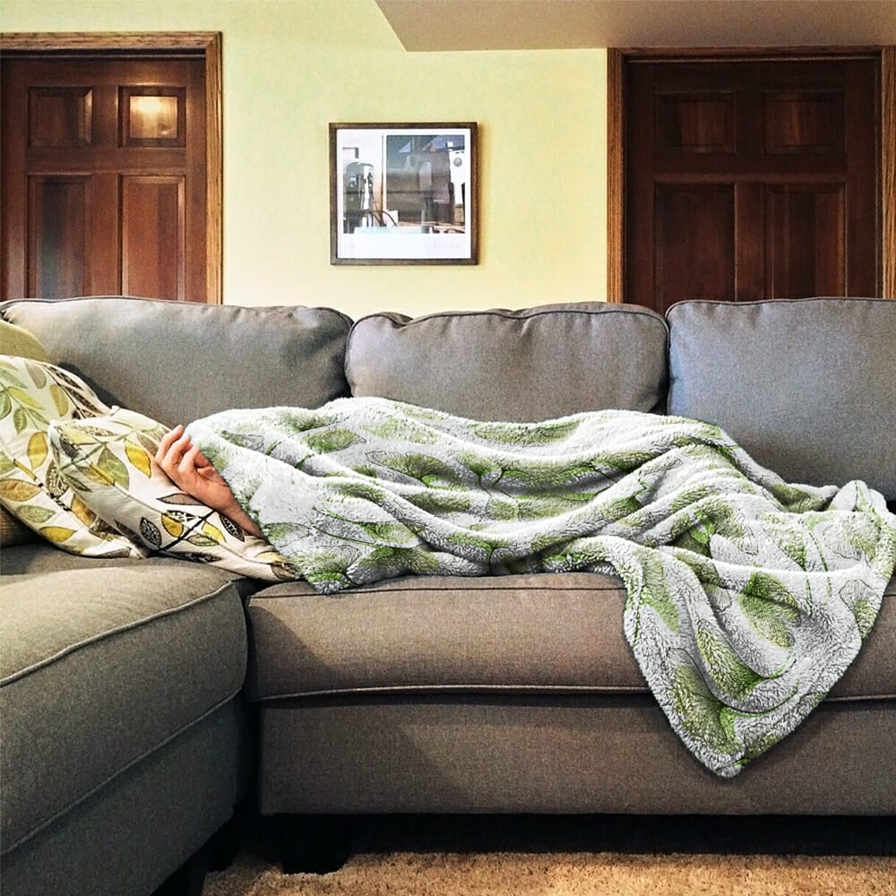 Free Sherpa Blanket Mockup PSD Template