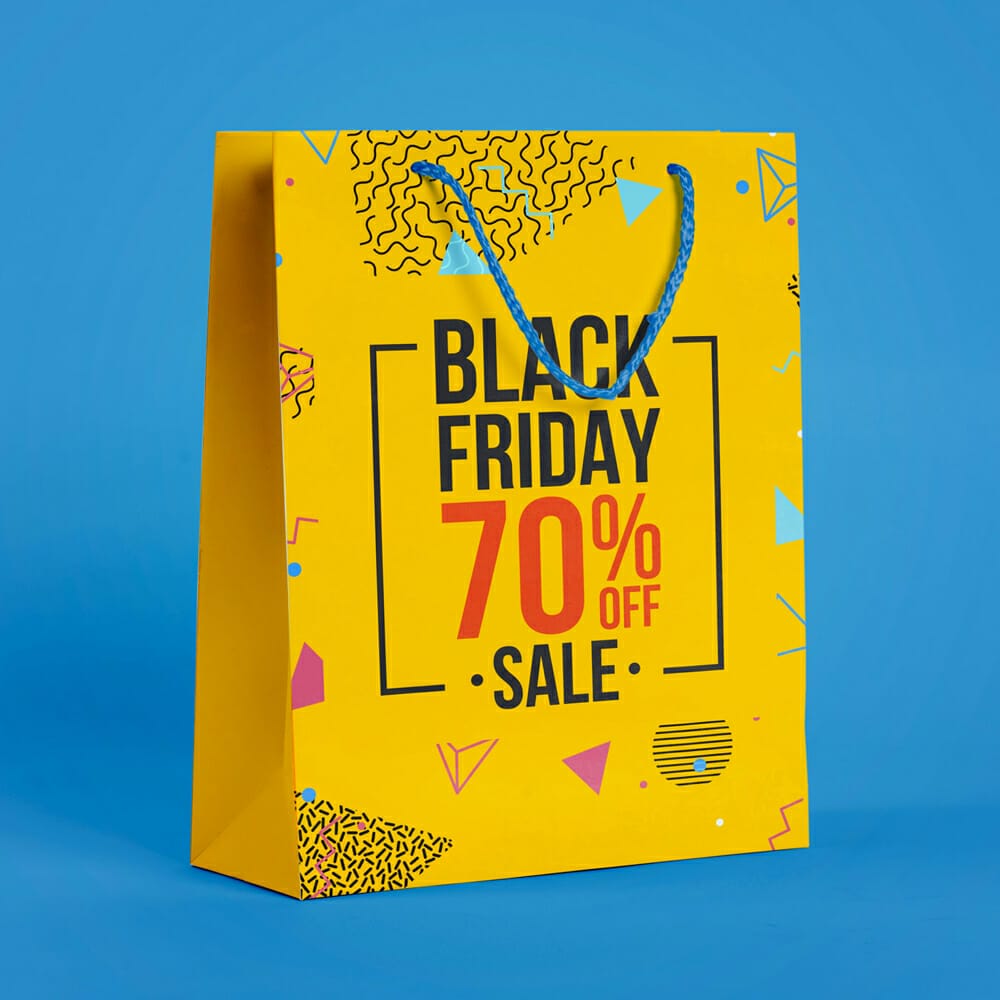 Free Shopping Bag Mockup