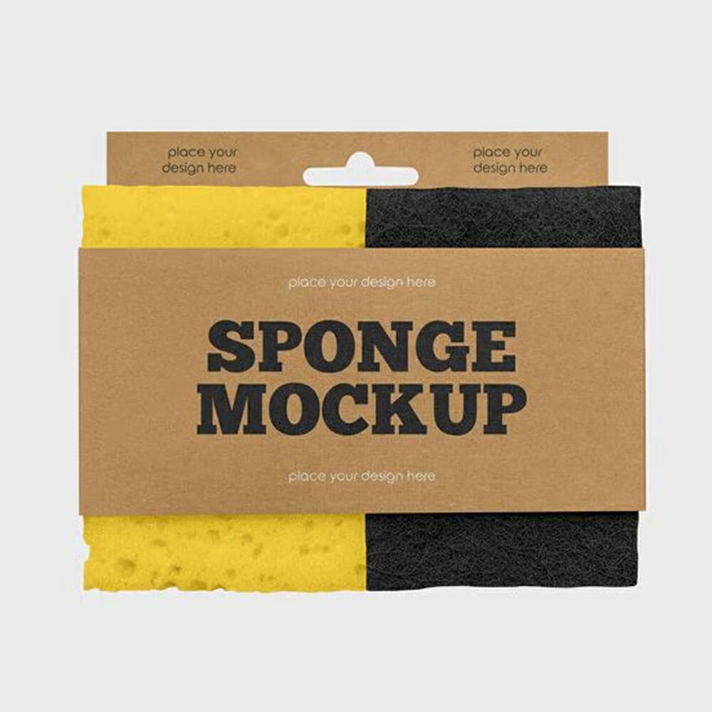 Free Sponge Mockup