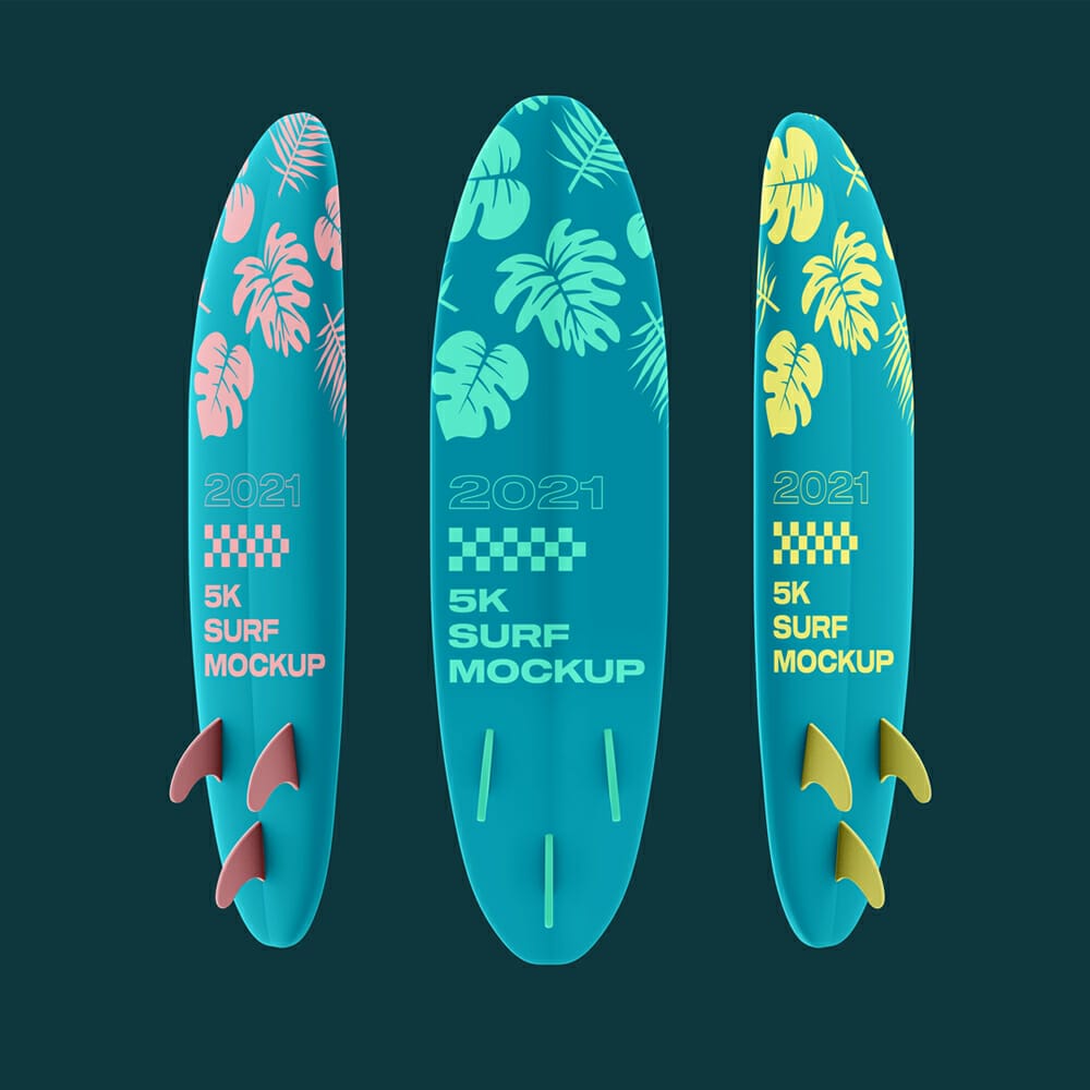 Free Summer Surf Mockups