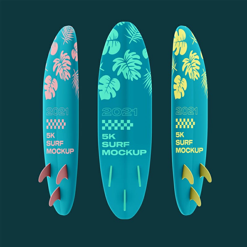 Free Summer Surf Mockups