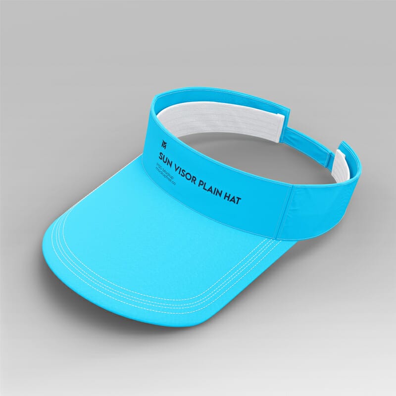 Free Sun Visor Plain Hat Mockup