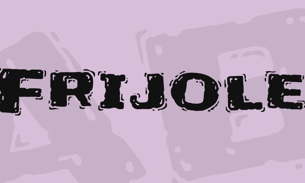 Frijole Font