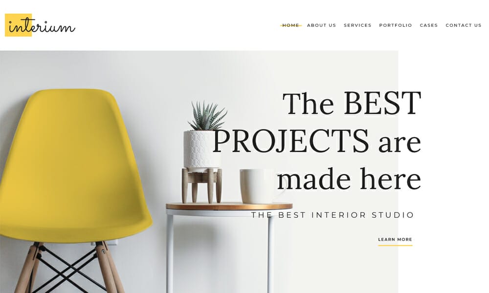 Interium - Free Interior Design WordPress Theme