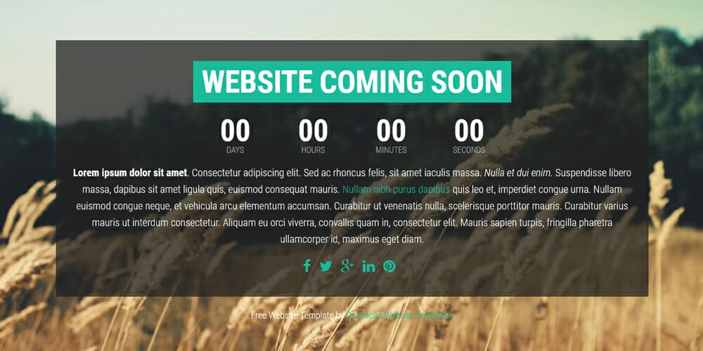 Free Under Construction Html Templates 36 Magnitude