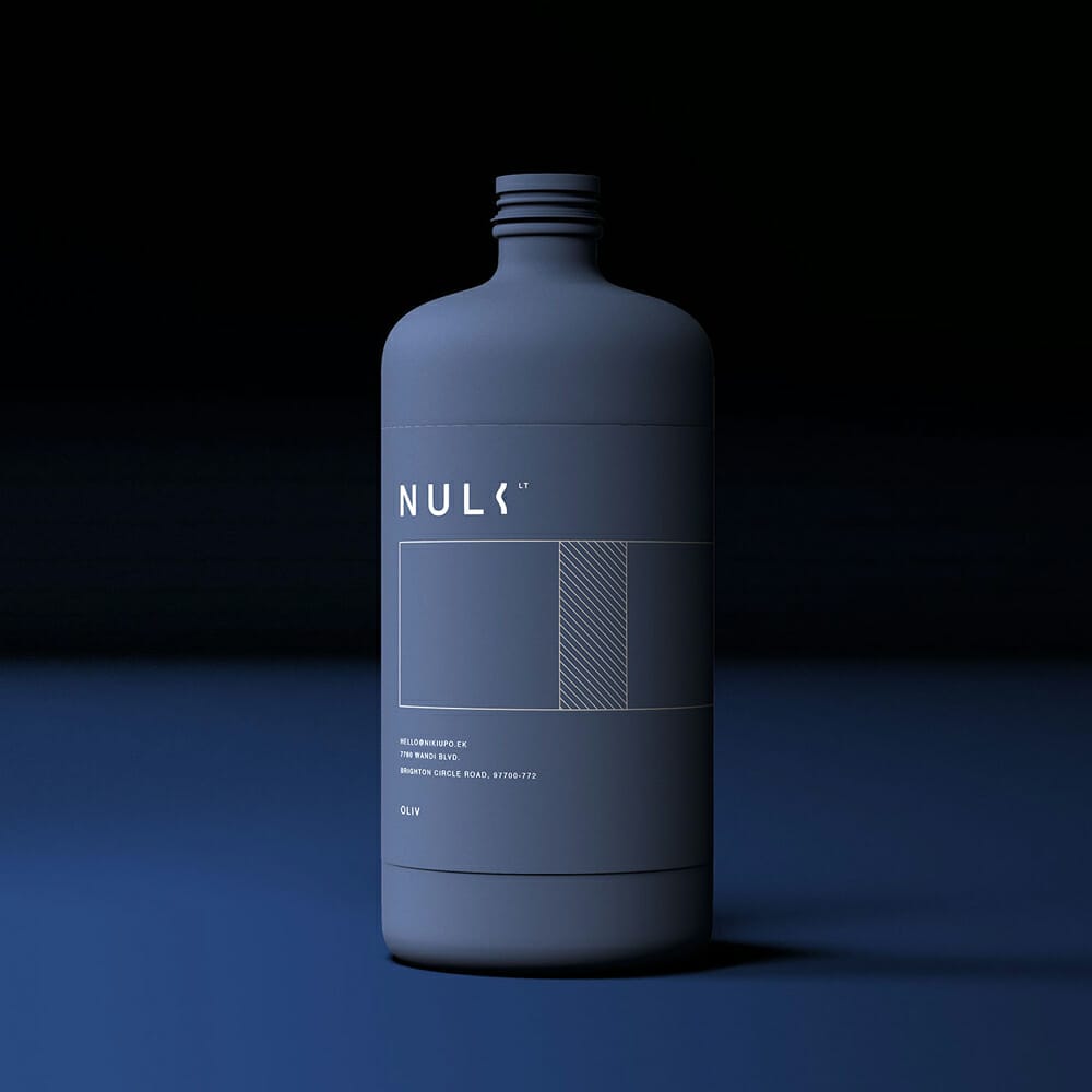 Matte Bottle Mockup