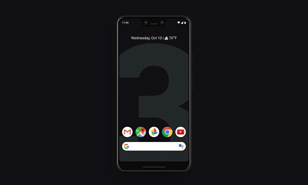 New Google Pixel 3 XL Mockup PSD