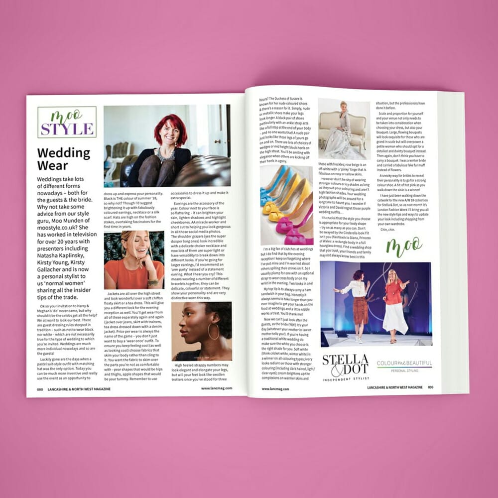 Opened Magazine Mockup