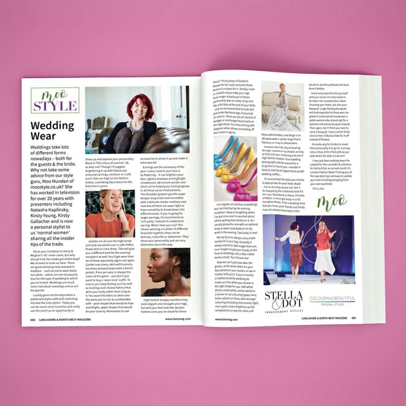 Opened Magazine Mockup