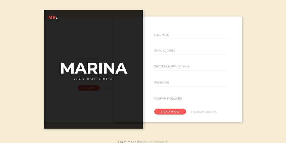 Best Free Bootstrap Login Forms 48 Responsive Signup Login Form