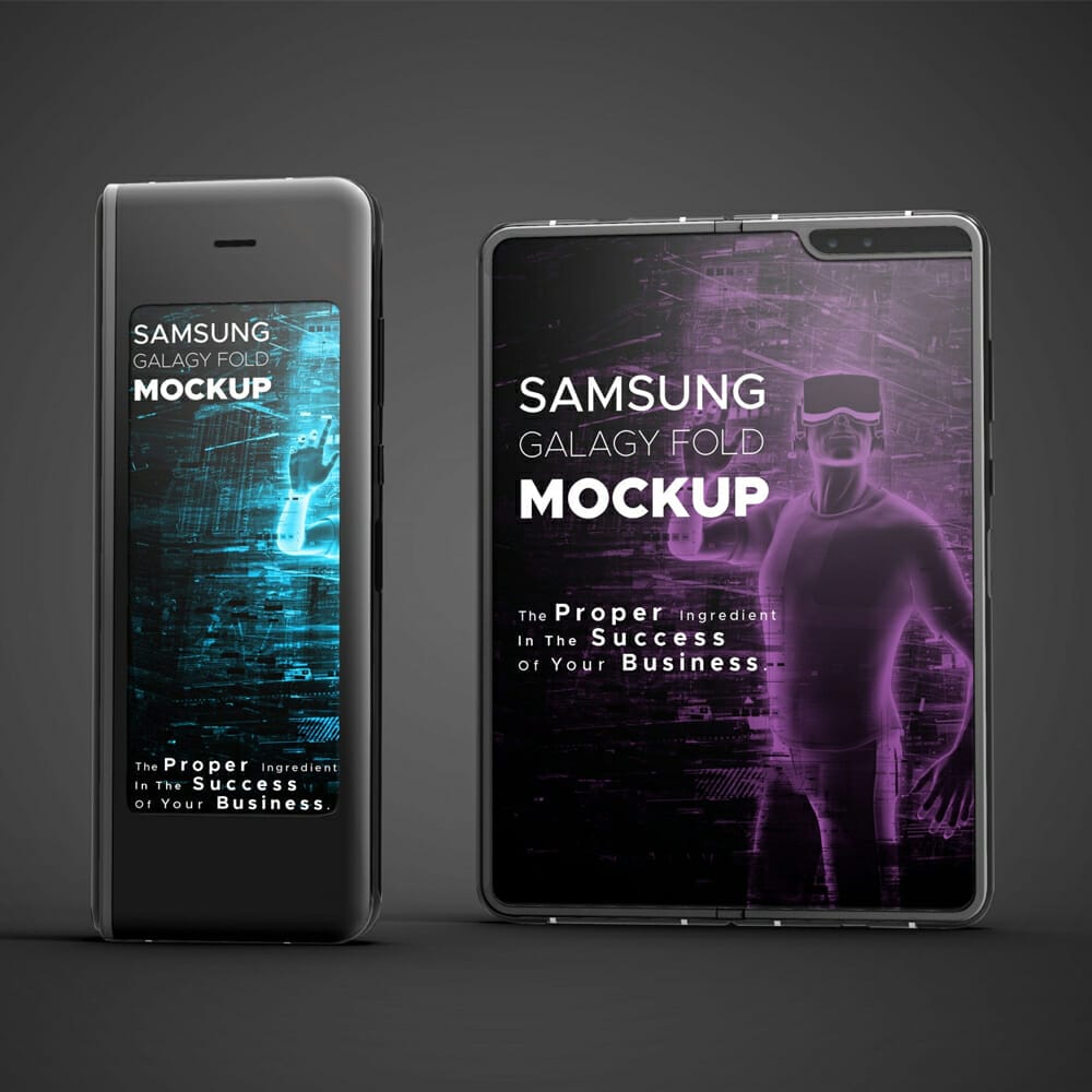 Samsung Galaxy Fold Mockup