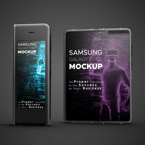 Samsung Galaxy Fold Mockup