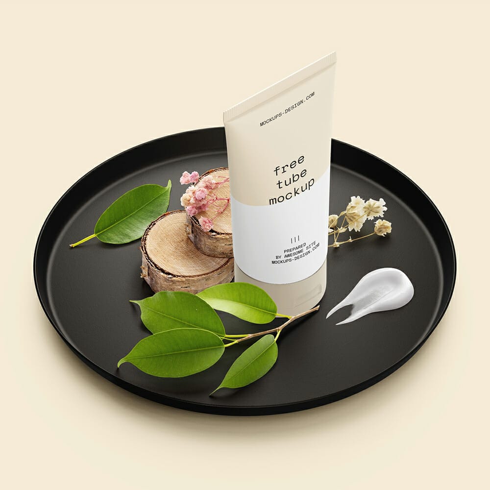 Scene Creator / Cosmetic Tube Mockup