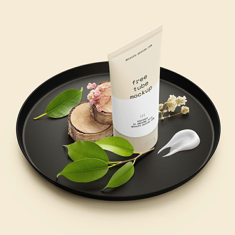 Scene Creator / Cosmetic Tube Mockup