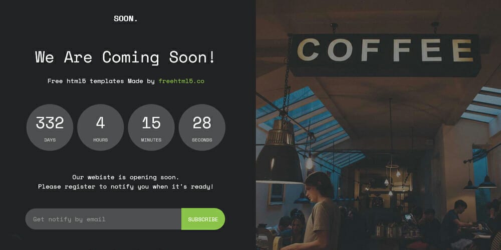 Free Under Construction Html Templates 16 Soon