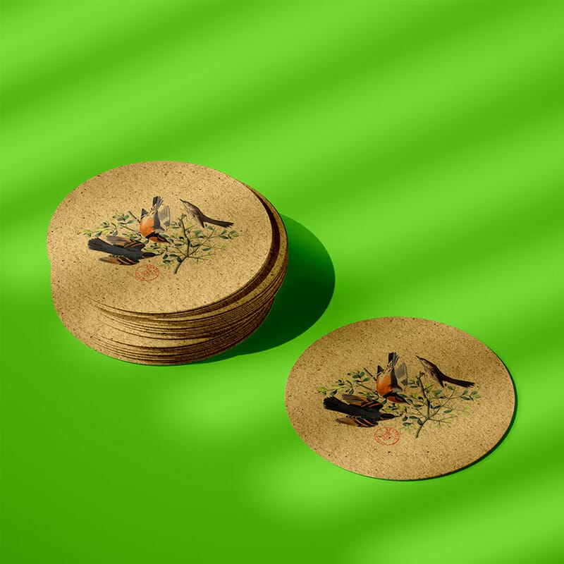 Tea Coaster Mockup