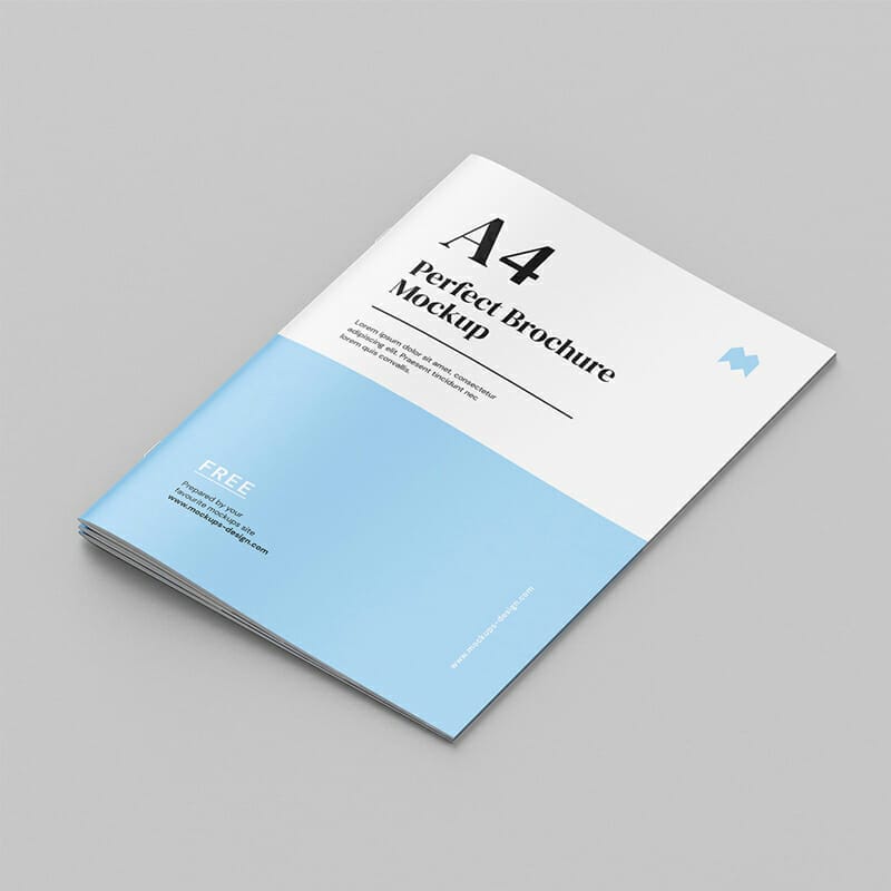 Thin A4 Brochure Mockup