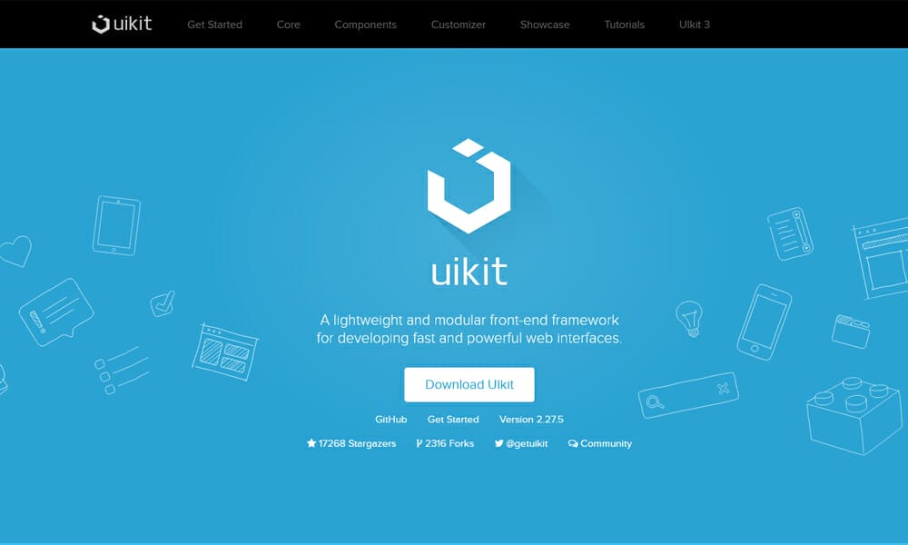 100+ Best CSS Frameworks for Responsive Design 5 UIkit