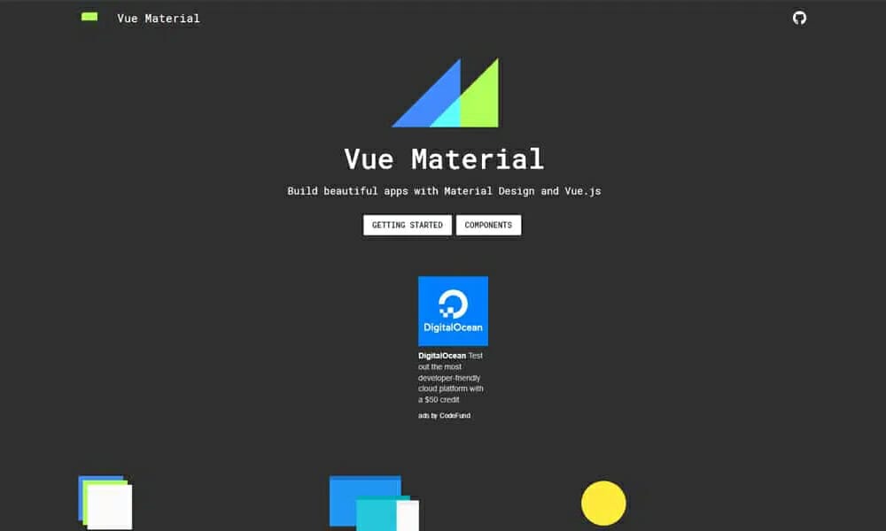 20+ Vue JS UI Component Libraries 2022 2 Vue Material