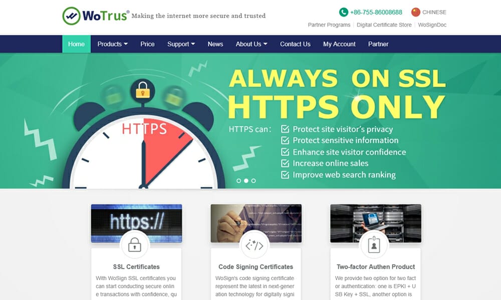 15+ Best Free SSL Certificate Provider 2022 18 WoSign