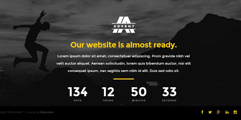 Free Under Construction Html Templates 81 Advent