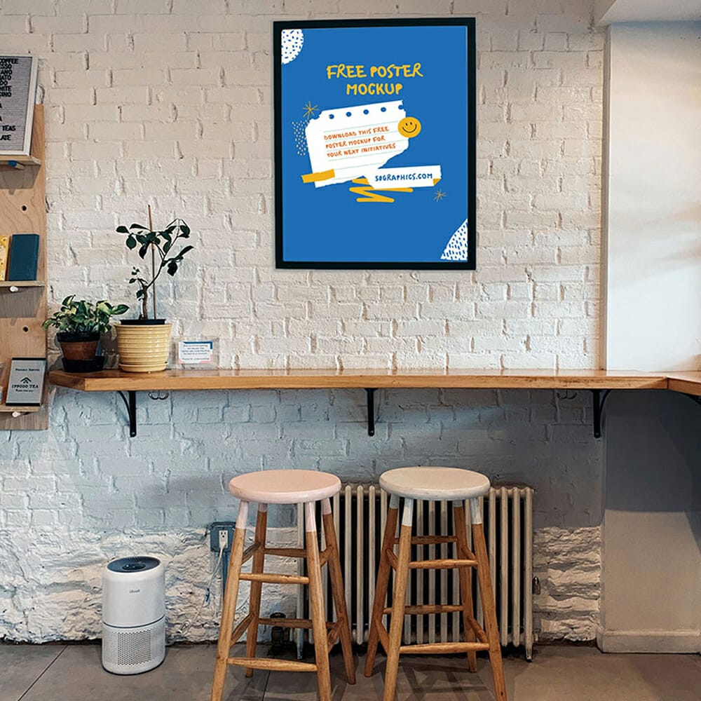 Beautifully Designed Free Wall Poster Mockup